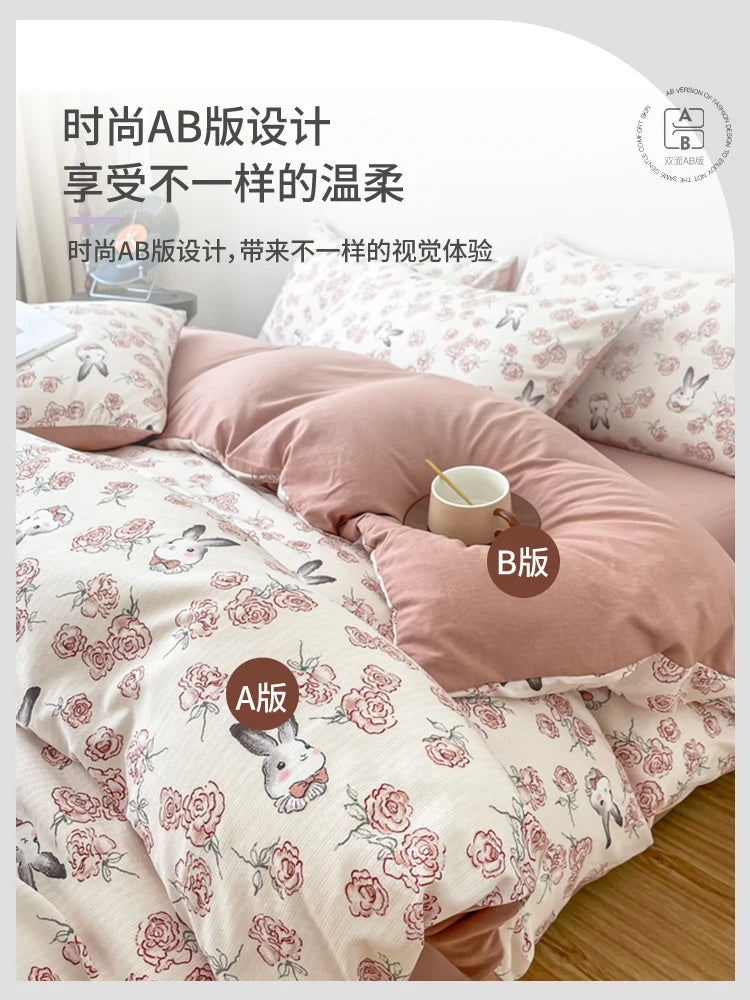 Bedclothes Bed Sheets Duvet Cover Set Bedding Bed Linen Set 2 People 220x240 200x220 2 Seater Bedspreads Free Shipping