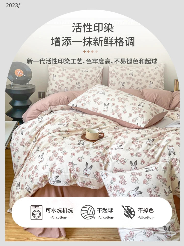 Bedclothes Bed Sheets Duvet Cover Set Bedding Bed Linen Set 2 People 220x240 200x220 2 Seater Bedspreads Free Shipping
