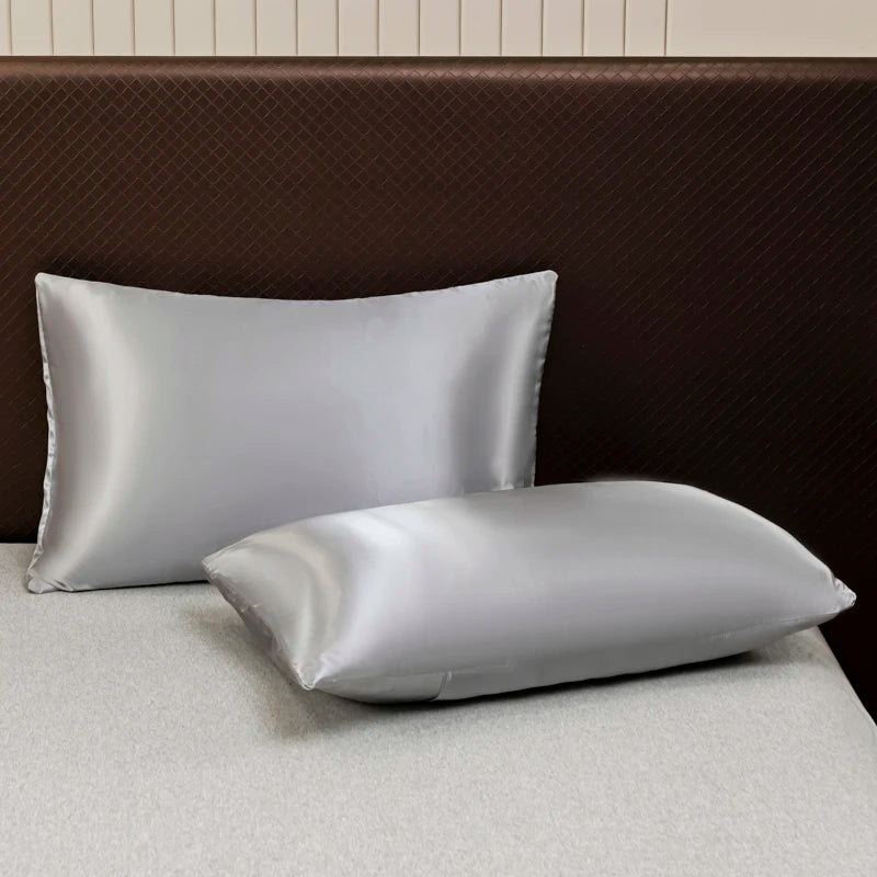 Solid Color Satin Sheet and Pillowcase Set,Luxurious Bedding Ensemble with a Silky Sheen,Twin/Full/Queen/King Size